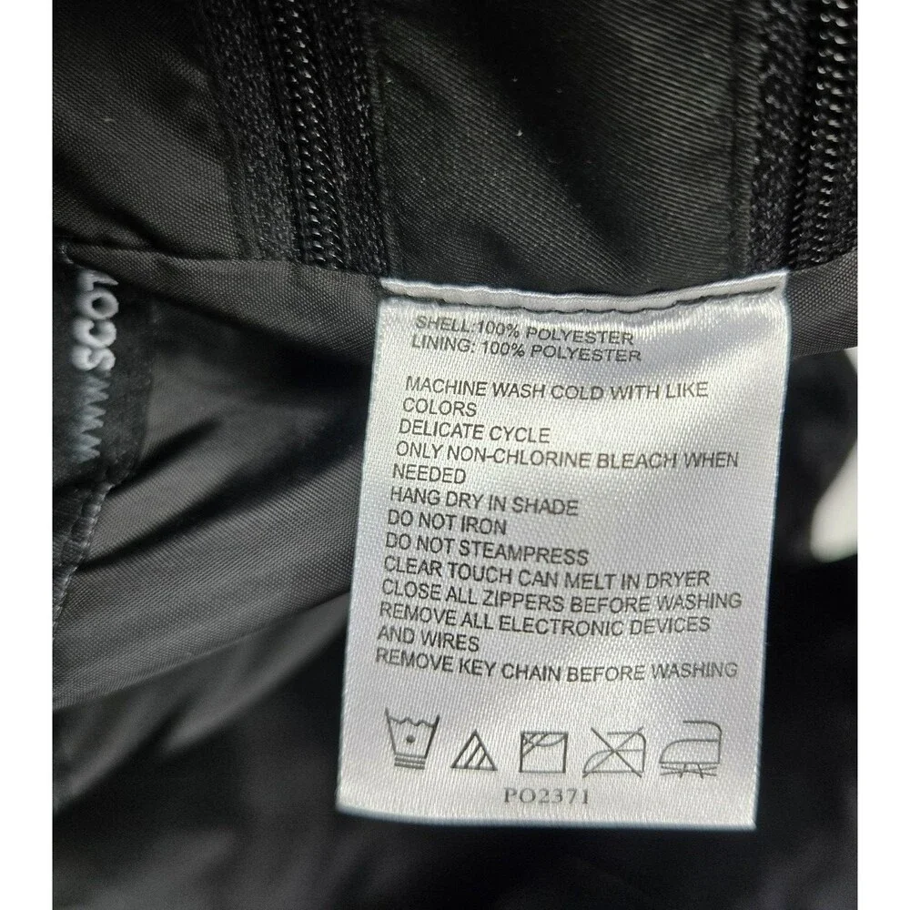 Scottevest Men's Size XXL Black Jacket Coat TEC Removable Hood Sleeves GUC